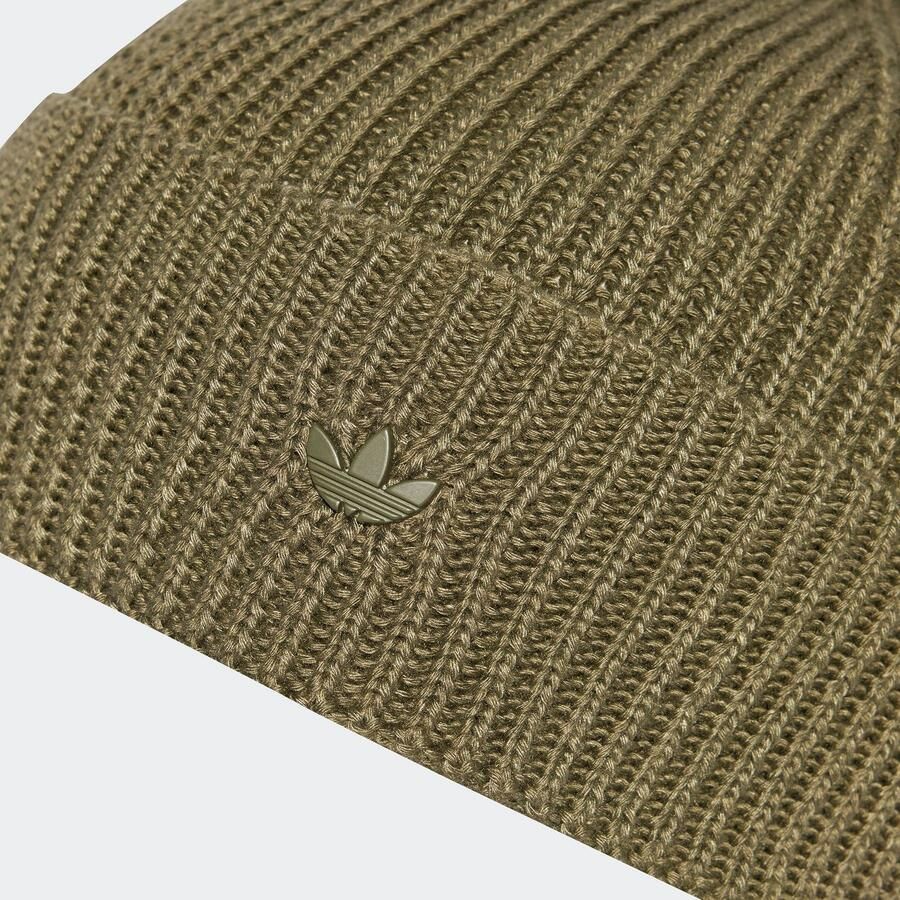 Adidas Everyday Icons Beanie With Tonal Metal Trefoil