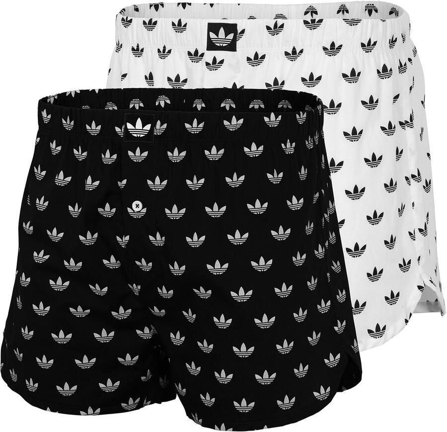 Adidas Originals Boxershort Comfort Cotton Woven Katoen wijd elastiek all-over print zacht ademend (Set van 2) - Foto 7