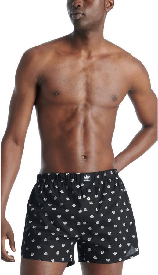 Adidas Originals Boxershort Comfort Cotton Woven Katoen wijd elastiek all-over print zacht ade d (Set van 2)