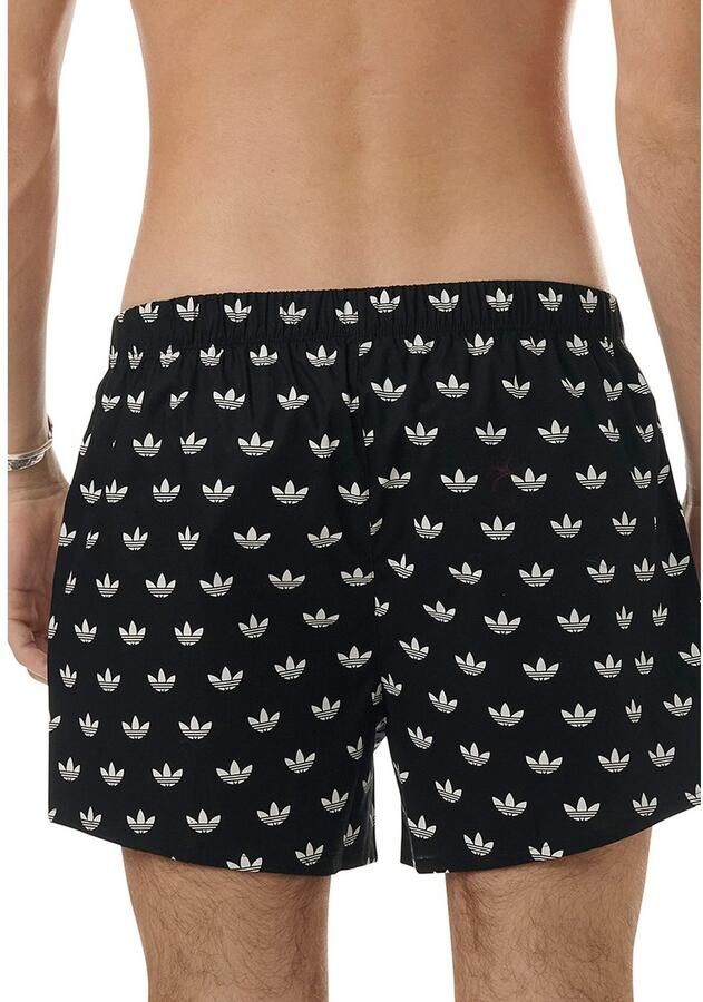 Adidas Originals Boxershort Comfort Cotton Woven Katoen wijd elastiek all-over print zacht ademend (Set van 2) - Foto 3