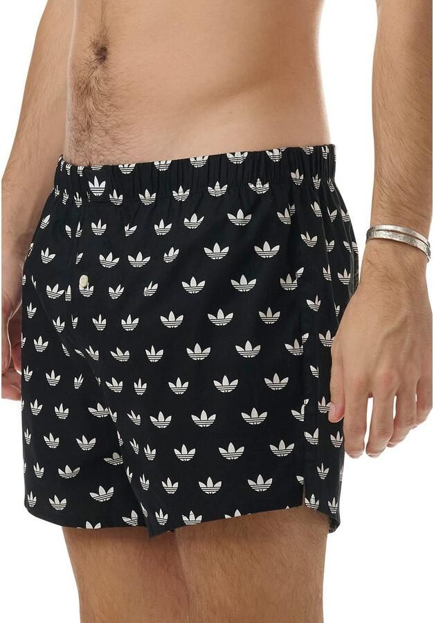 Adidas Originals Boxershort Comfort Cotton Woven Katoen wijd elastiek all-over print zacht ademend (Set van 2) - Foto 4