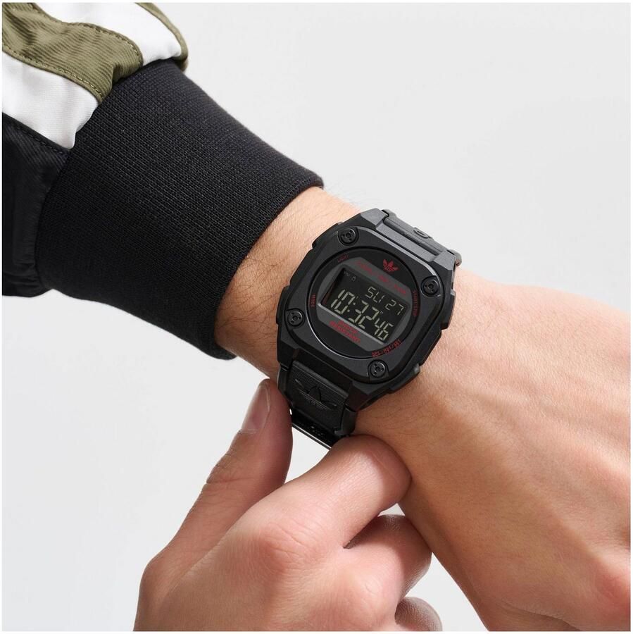 Adidas Originals Chronograaf CITY TECH FOUR Quartzhorloge polshorloge herenhorloge dameshorloge datum stopwatchfunctie digitaal - Foto 2