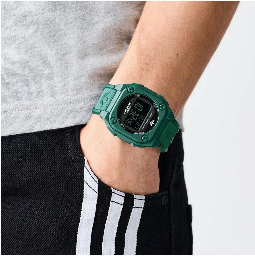 Adidas Originals Chronograaf CITY TECH FOUR Quartzhorloge polshorloge herenhorloge dameshorloge datum stopwatchfunctie digitaal - Foto 2