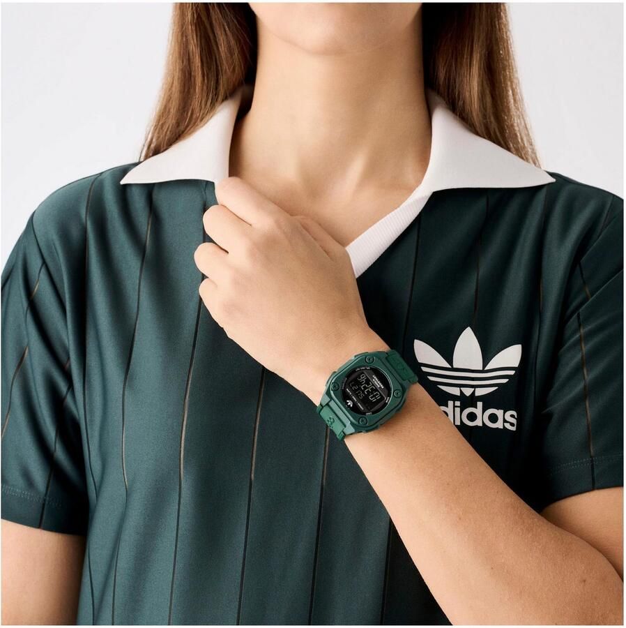 Adidas Originals Chronograaf CITY TECH FOUR Quartzhorloge polshorloge herenhorloge dameshorloge datum stopwatchfunctie digitaal