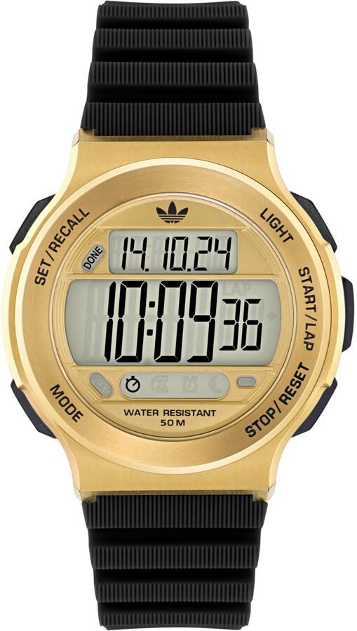 Adidas Originals Chronograaf EXPRESSION THREE DIGITAL Quartzhorloge polshorloge herenhorloge dameshorloge siliconen armband stopfunctie - Foto 6