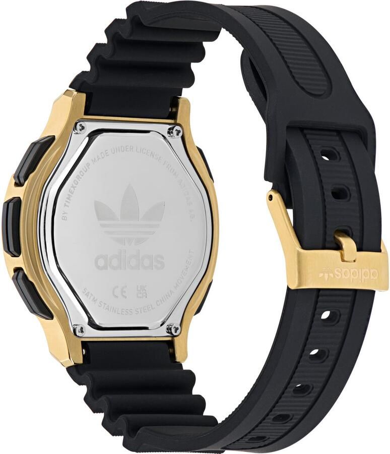 Adidas Originals Chronograaf EXPRESSION THREE DIGITAL Quartzhorloge polshorloge herenhorloge dameshorloge siliconen armband stopfunctie - Foto 3
