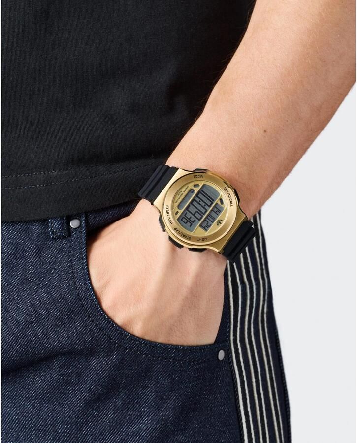 Adidas Originals Chronograaf EXPRESSION THREE DIGITAL Quartzhorloge polshorloge herenhorloge dameshorloge siliconen armband stopfunctie - Foto 4