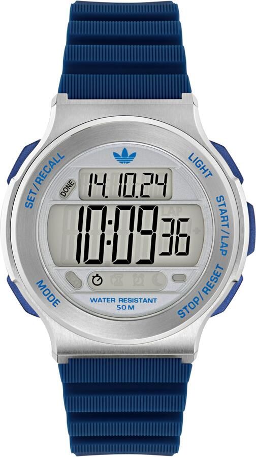 Adidas Originals Chronograaf EXPRESSION THREE DIGITAL Quartzhorloge polshorloge herenhorloge dameshorloge siliconen armband stopfunctie - Foto 6