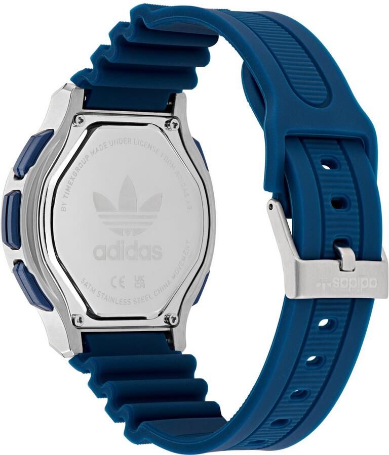 Adidas Originals Chronograaf EXPRESSION THREE DIGITAL Quartzhorloge polshorloge herenhorloge dameshorloge siliconen armband stopfunctie - Foto 3