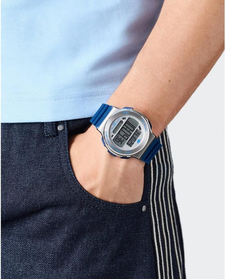 Adidas Originals Chronograaf EXPRESSION THREE DIGITAL Quartzhorloge polshorloge herenhorloge dameshorloge siliconen armband stopfunctie - Foto 4