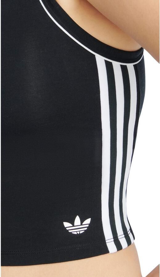 Adidas Originals Crop-top Comfort Flex Cotton ade d sportief katoenmix ronde hals