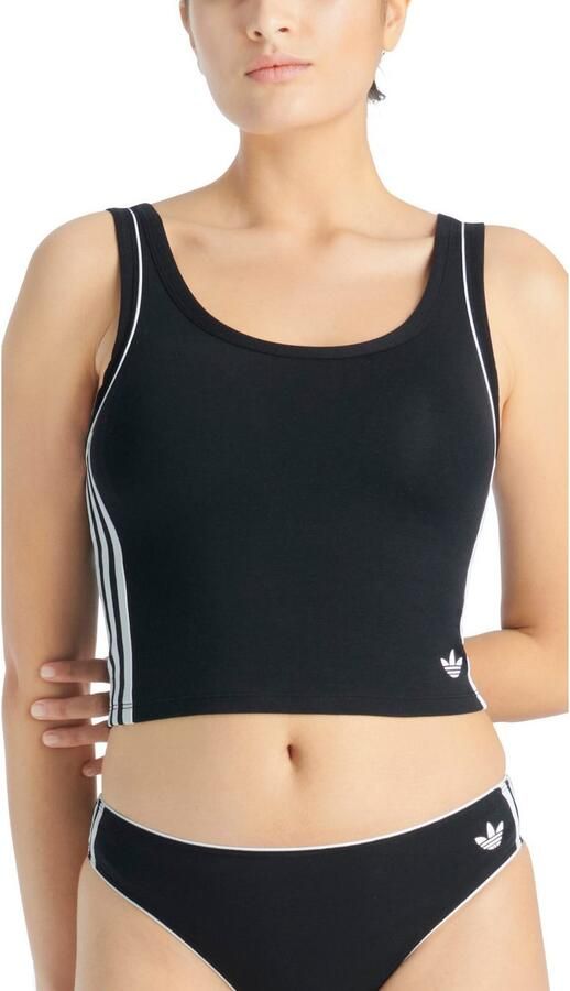 Adidas Originals Crop-top Comfort Flex Cotton ade d sportief katoenmix ronde hals - Foto 2