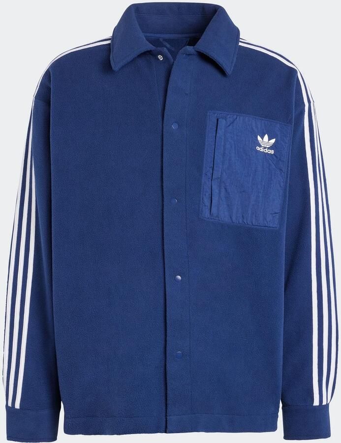 Adidas Adicolor Polar Fleece Overhemd Blauw- Heren Blauw - Foto 7