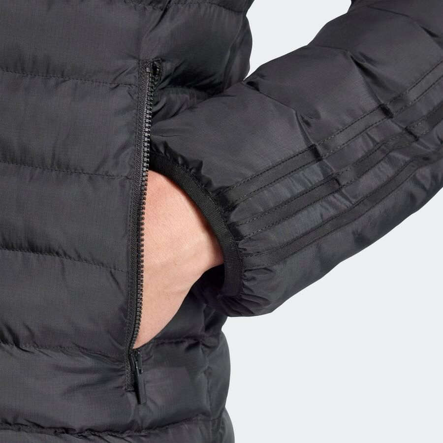 Adidas Originals Gewatteerd jack met opstaande kraag en logoprint