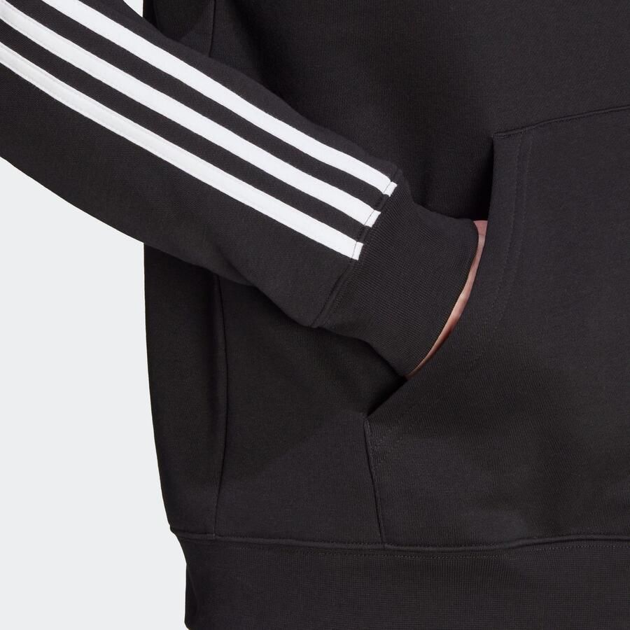 Adidas Originals Klassieke 3-Stripes Hoodie Zwart Black Heren - Foto 9