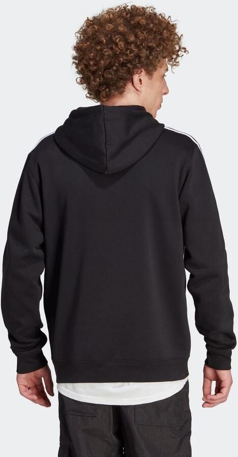 Adidas Originals Klassieke 3-Stripes Hoodie Zwart Black Heren - Foto 6