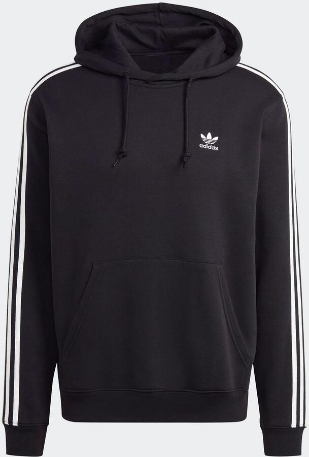 Adidas Originals Klassieke 3-Stripes Hoodie Zwart Black Heren - Foto 3