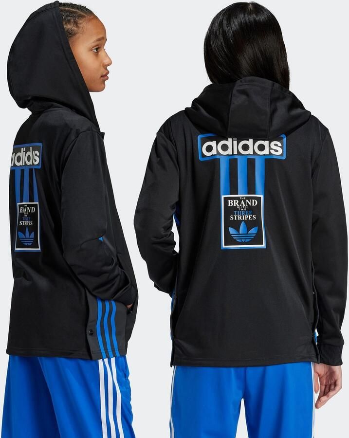 Adidas Originals Adibreak Full Zip Hoodie Trainingsjassen in zwart formaten: 170 - Foto 3