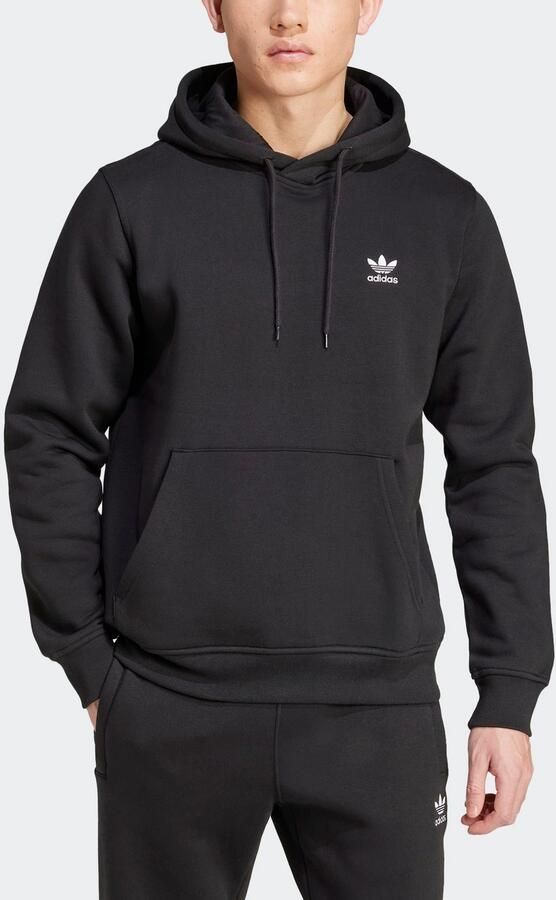 Adidas Originals Trefoil Essentials Hoodie men Hoodies & Sweaters zwart Maat L Kleding - Foto 4
