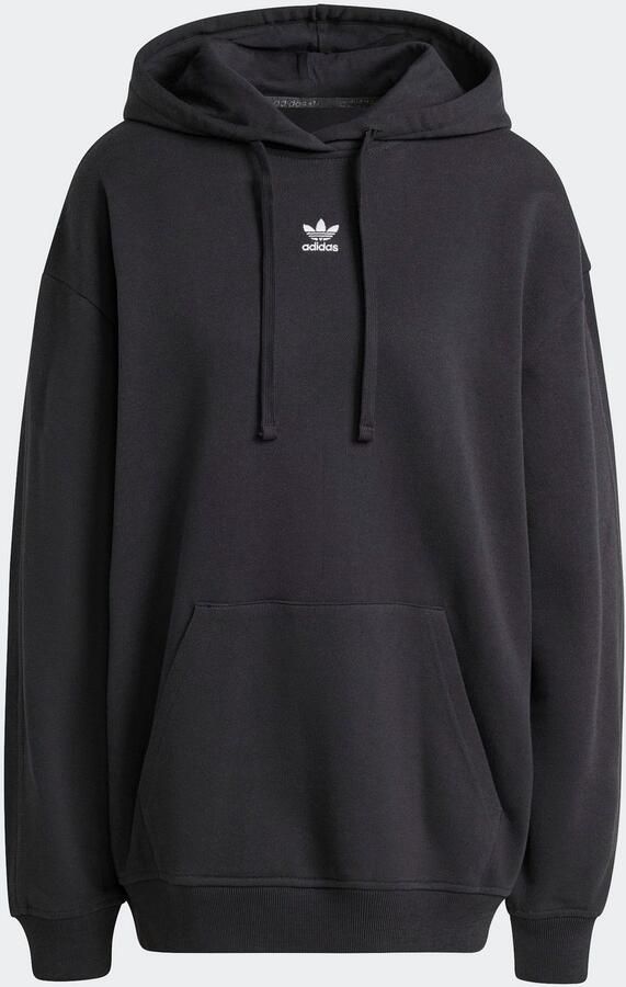Adidas Originals Essentials Loose French Terry Hoodie Zwart- Dames Zwart - Foto 3