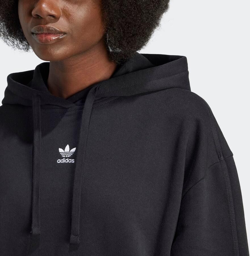 Adidas Originals Essentials Loose French Terry Hoodie Zwart- Dames Zwart