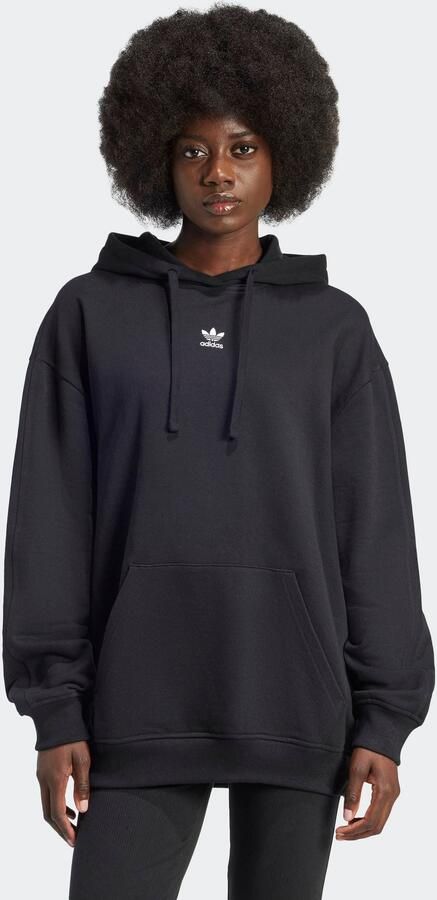 Adidas Originals Essentials Loose French Terry Hoodie Zwart- Dames Zwart - Foto 4