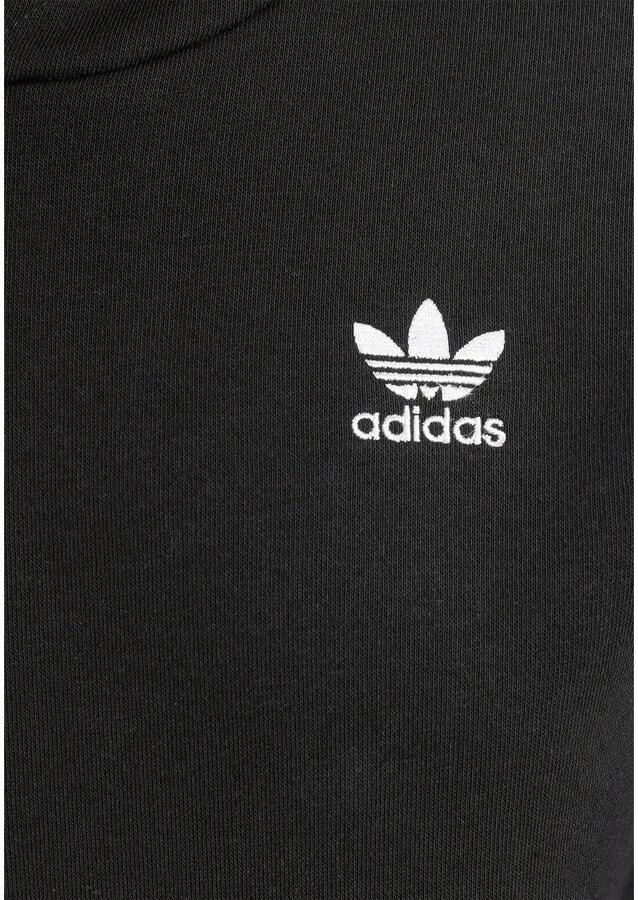 Adidas Originals Adicolor fleece hoodie zwart wit Sweater Logo 128 - Foto 4