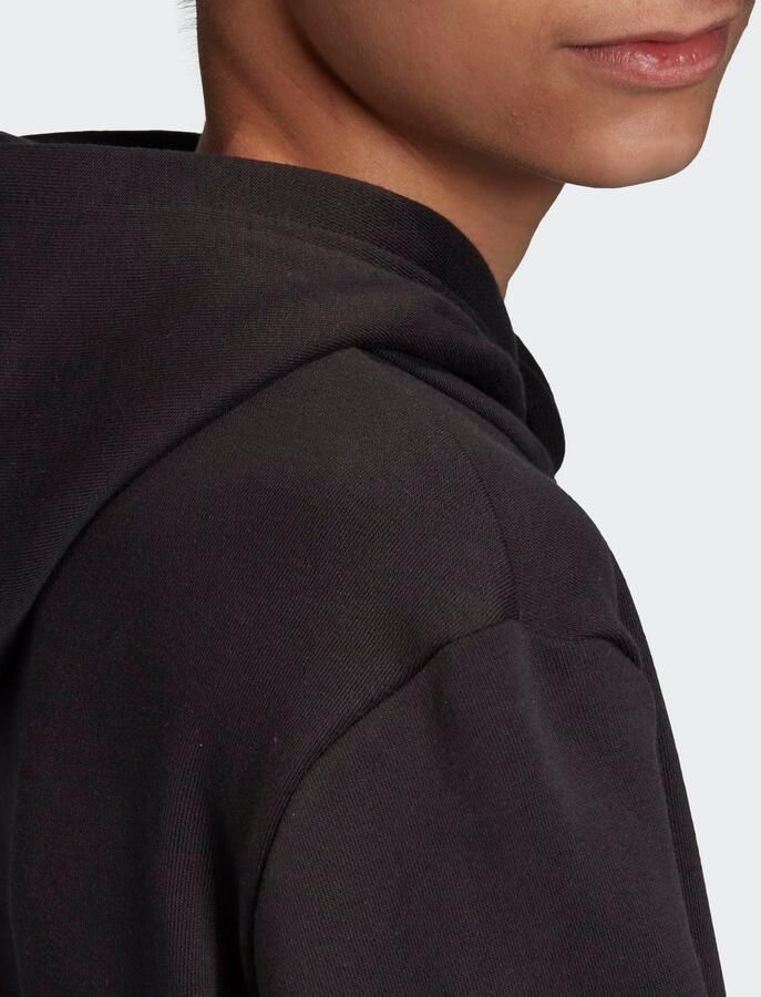 Adidas Originals unisex Adicolor hoodie zwart wit Sweater Katoen Capuchon 128 - Foto 7