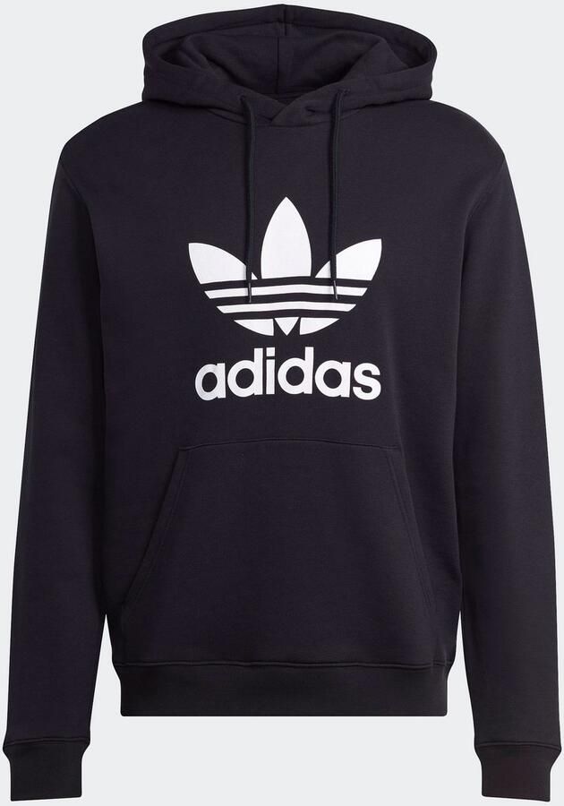 Adidas Originals Hoodie TREFOIL HOODY Hoodie sweatshirt met grote logo-opdruk - Foto 3