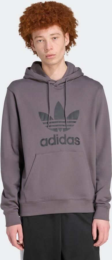 Adidas Originals Hoodie TREFOIL HOODY Hoodie sweatshirt met grote logo-opdruk - Foto 8