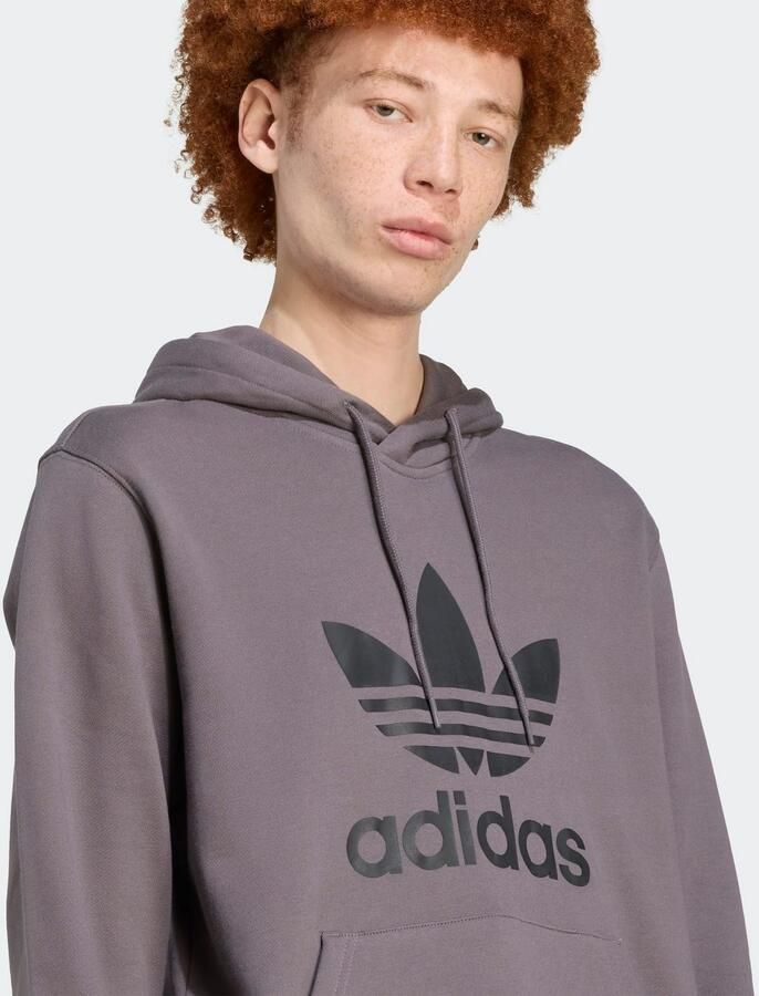Adidas Originals Hoodie TREFOIL HOODY Hoodie sweatshirt met grote logo-opdruk - Foto 2