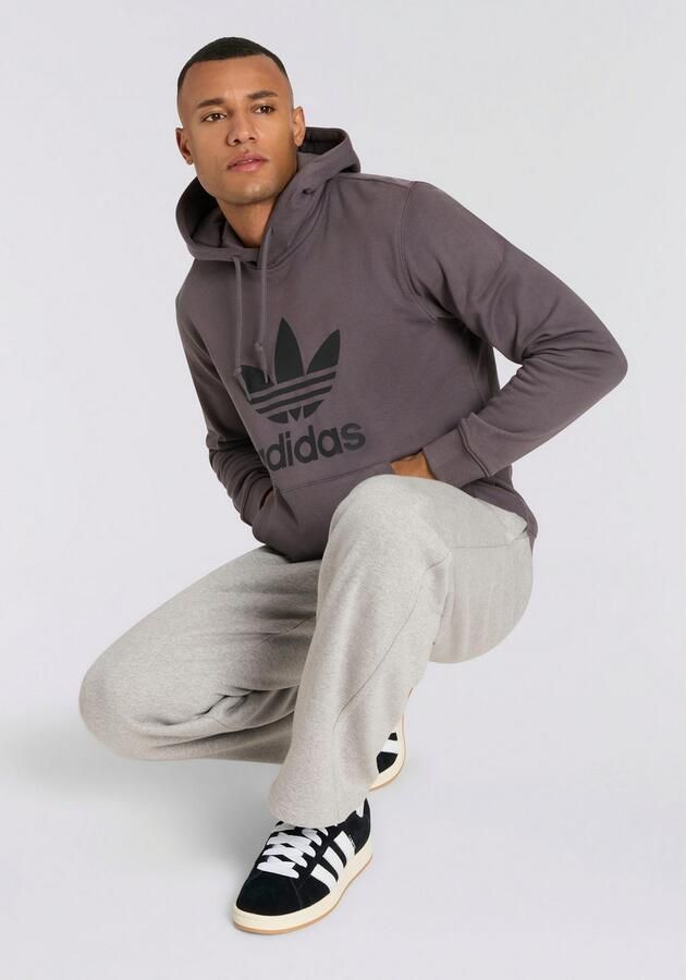 Adidas Originals Hoodie TREFOIL HOODY Hoodie sweatshirt met grote logo-opdruk - Foto 4