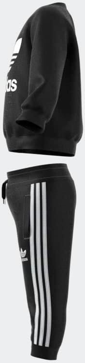 Adidas Originals Trefoil Crew Tracksuit Infant Zwart - Foto 8