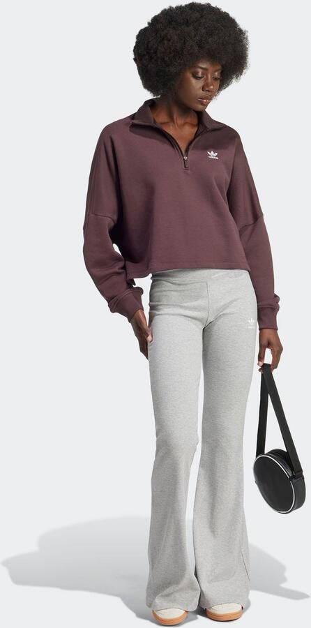 Adidas Originals Legging ESS FL LEGGINGS met uitlopende pijp en rib-look hoge taille (1-delig) - Foto 4