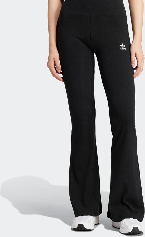 Adidas Originals Legging ESS FL LEGGINGS met uitlopende pijp en rib-look hoge taille (1-delig) - Foto 3