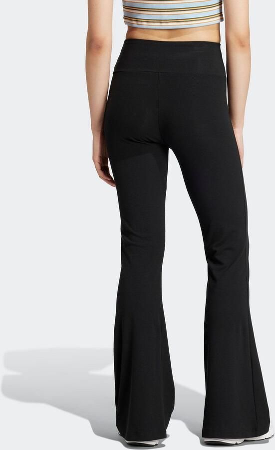 Adidas Originals Legging ESS FL LEGGINGS met uitlopende pijp en rib-look hoge taille (1-delig) - Foto 4