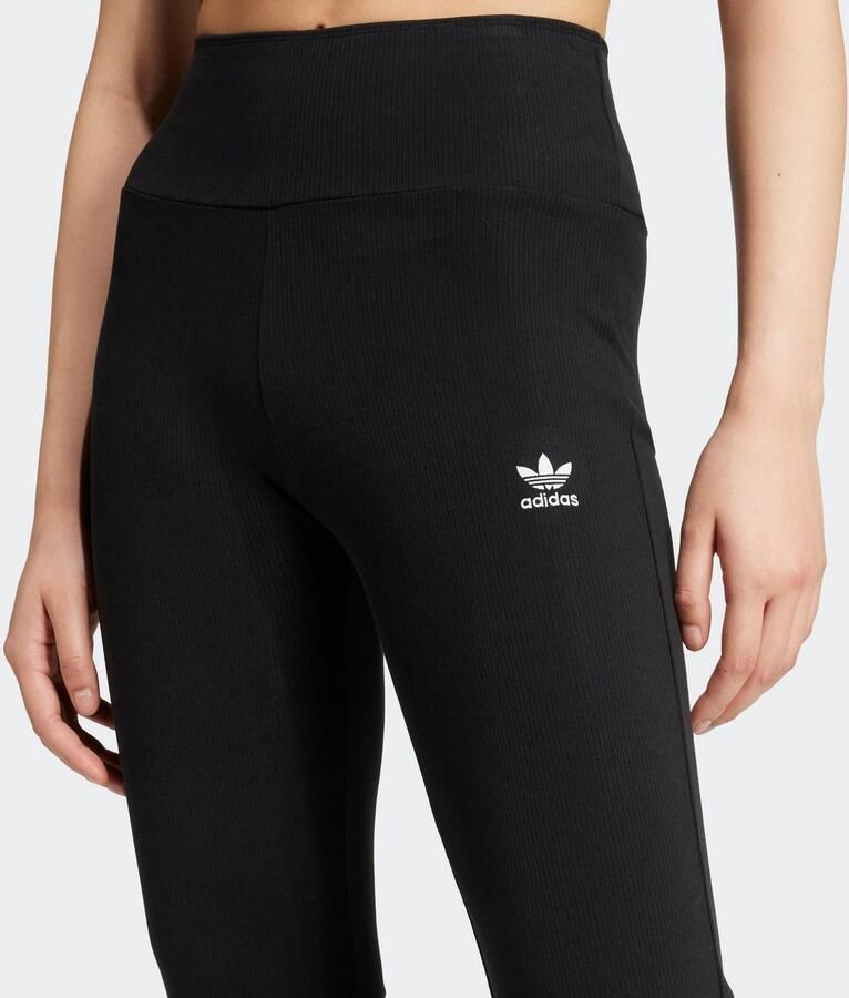 Adidas Originals Legging ESS FL LEGGINGS met uitlopende pijp en rib-look hoge taille (1-delig) - Foto 2