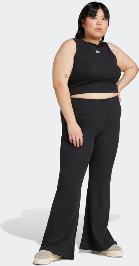 Adidas Originals Legging ESS FL LEGGINGS van geribbeld materiaal en met uitgestelde pijp (1-delig) - Foto 4