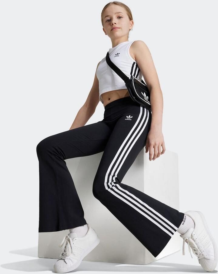 Adidas Originals Flared fit legging met labelprint - Foto 7