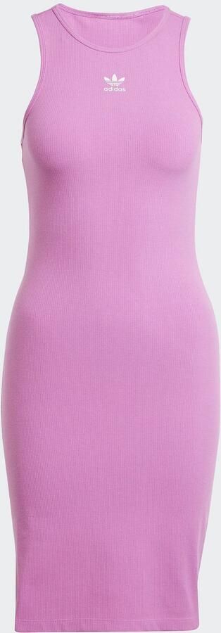 Adidas Originals Essential Ribbed Dress Purple- Dames Purple - Foto 6