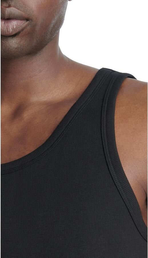 Adidas Originals Muscle-shirt Comfort Rib Cotton geribbeld katoenmix ade d eenvoudig basic (Set van 2)