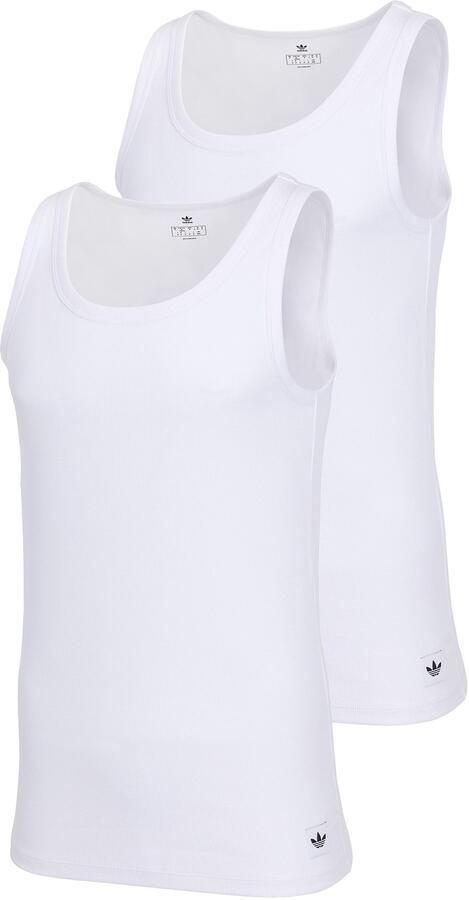 Adidas Originals Muscle-shirt Comfort Rib Cotton geribbeld katoenmix ade d eenvoudig basic (Set van 2) - Foto 7