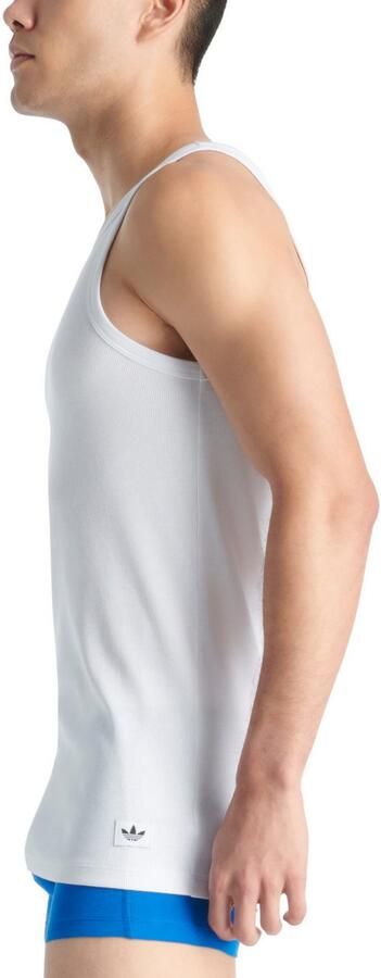 Adidas Originals Muscle-shirt Comfort Rib Cotton geribbeld katoenmix ade d eenvoudig basic (Set van 2) - Foto 5