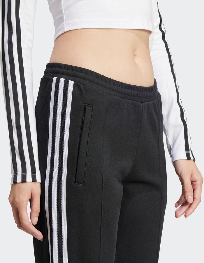 Adidas Originals 3-Stripes Scoop Long Sleeve Crop Top Wit- Dames Wit