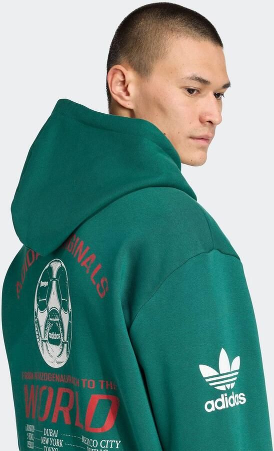 Adidas Originals Shirt met lange mouwen Graphic Hoodie met vintage-graphics losse pasvorm - Foto 6