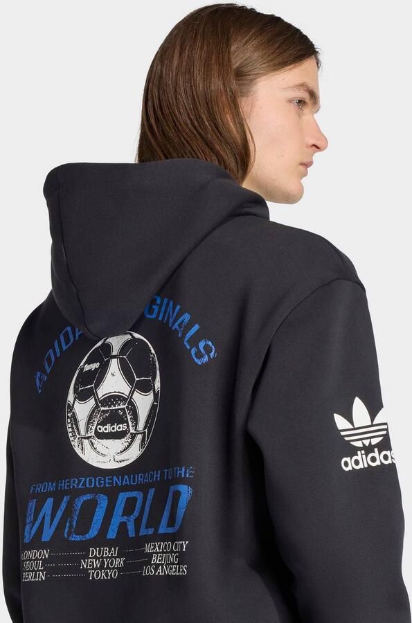 Adidas Originals Shirt met lange mouwen Graphic Hoodie met vintage-graphics losse pasvorm - Foto 5