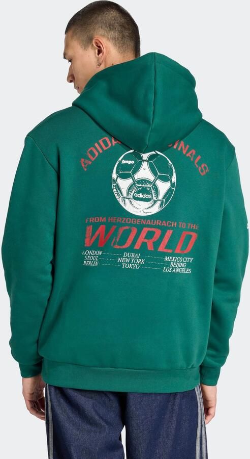 Adidas Originals Shirt met lange mouwen Graphic Hoodie met vintage-graphics losse pasvorm - Foto 3