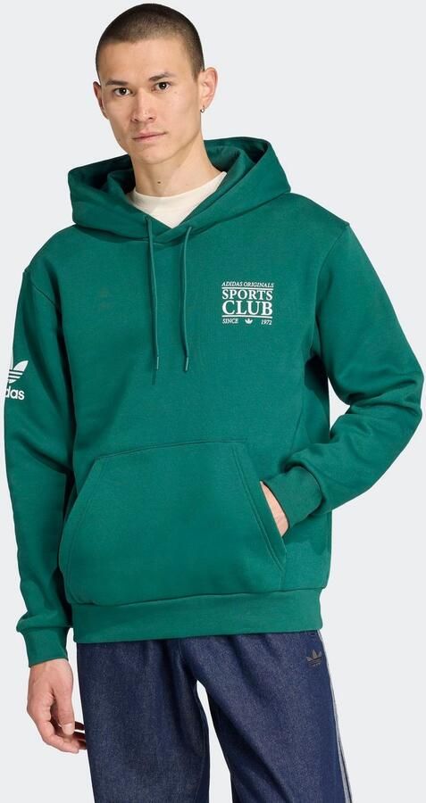 Adidas Originals Shirt met lange mouwen Graphic Hoodie met vintage-graphics losse pasvorm - Foto 4