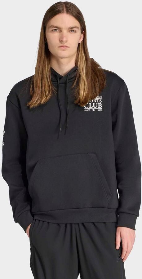 Adidas Originals Shirt met lange mouwen Graphic Hoodie met vintage-graphics losse pasvorm - Foto 3