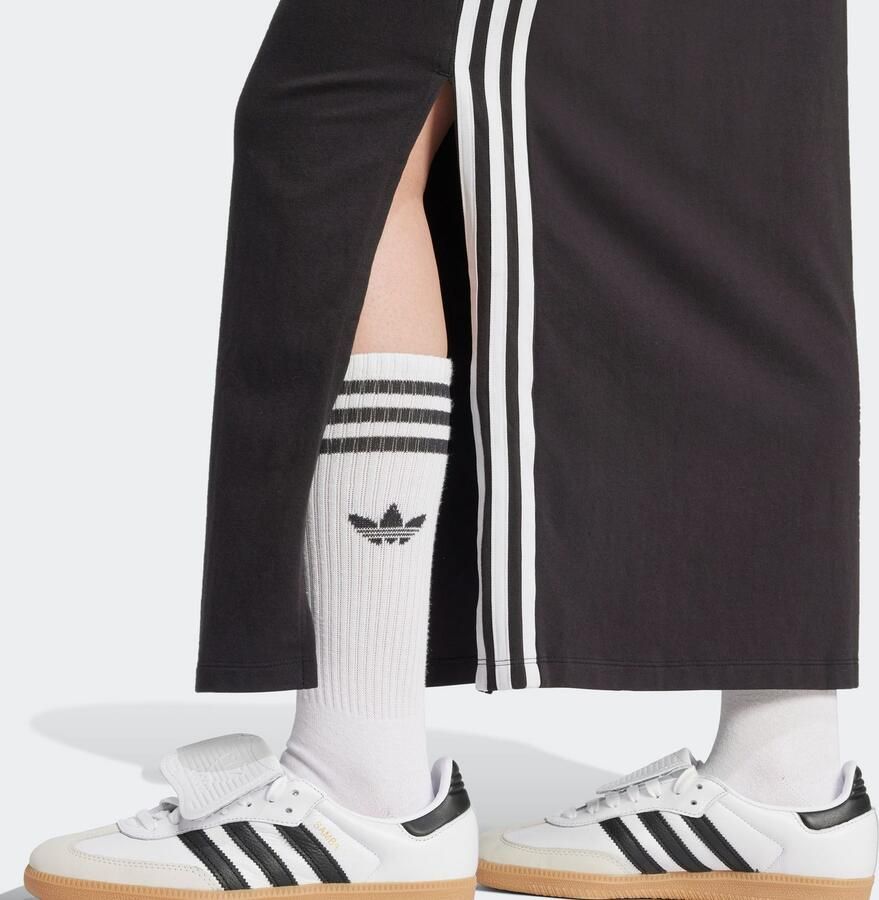 Adidas Originals Adicolor 3-Stripes Maxi Tank Jurk Zwart- Dames Zwart